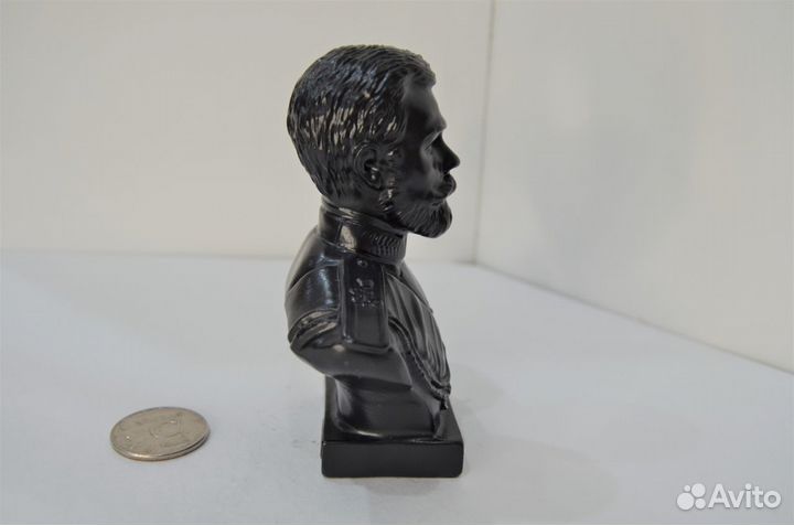 Бюст Николай 2 чугун