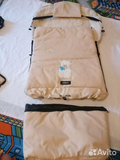 Зимний конверт в коляску womar