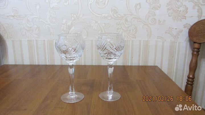 Фужеры хрусталь