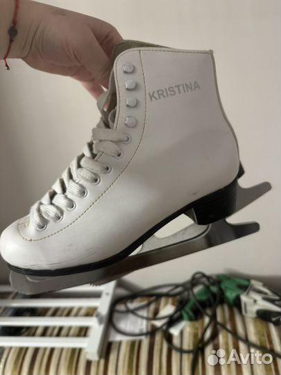Коньки фигурные 38 размер kristina