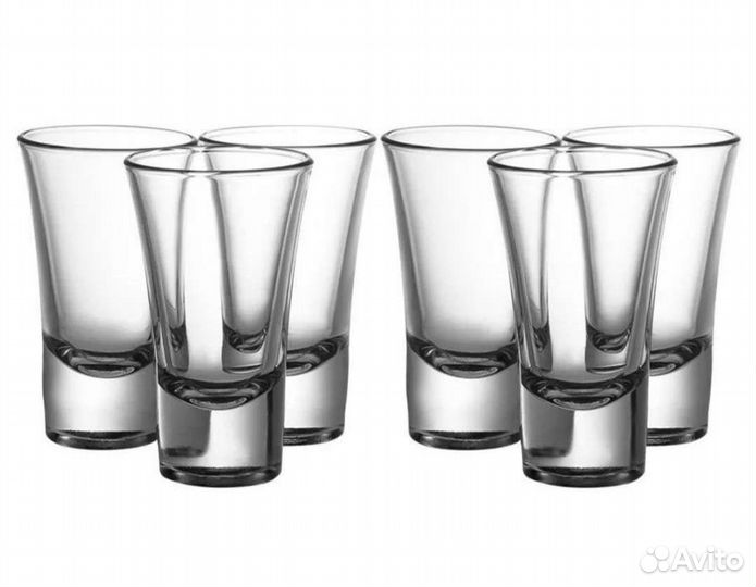 Набор стопок 6шт по 60мл