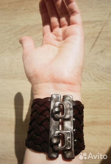 Кожаный браслет Uno de 50 оригинал 14 см