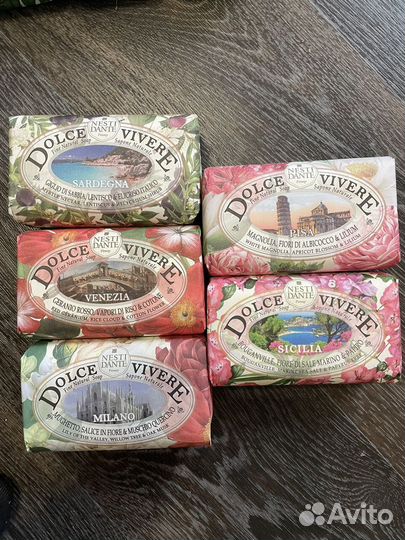 Мыло Италия разное