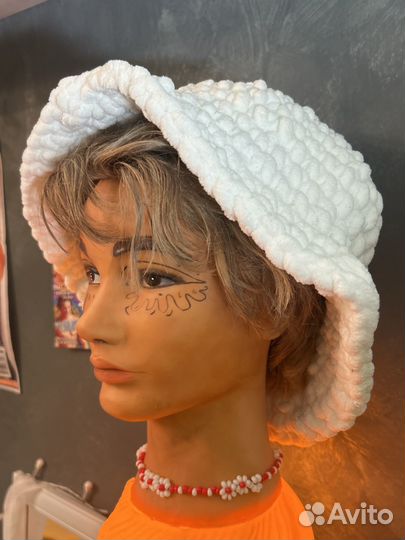 Вязаная панама