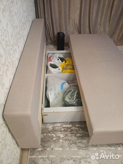 Диван прямой раскладной бу