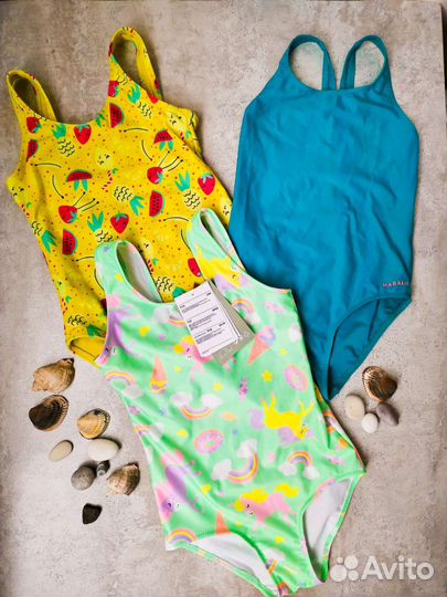 Купальник для девочки 110 116 слитный