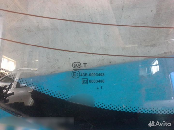 Стекло заднее Chevrolet Lanos 2004