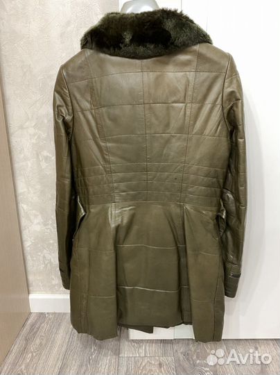 Куртка из натуральной кожи утепленная
