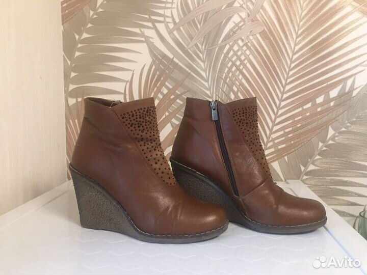 Ботильоны натуральная кожа