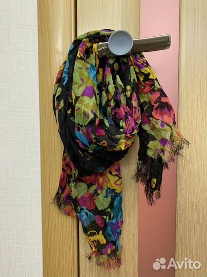 Платок шаль шарф палантин лёгкий яркий