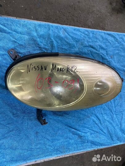 Фара левая Nissan March