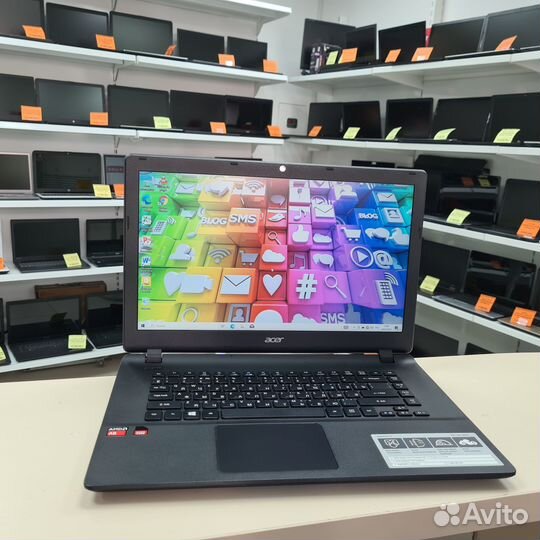 Ноутбук Acer 4 Ядра/A6-7310/4GB/SSD+500GB/R4