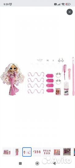 Кукла Lol remix hair, кукла LOL OMG Hair show