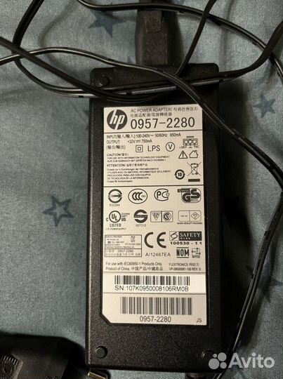 Адаптер питания для мфу HP