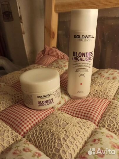 Шампунь и маска Goldwell Blondes&Highlights