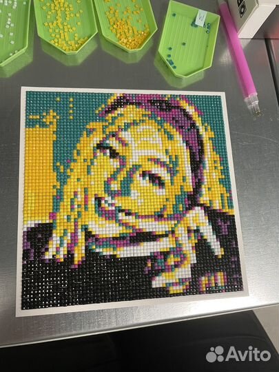 Соберу фото из алмазной мозаики