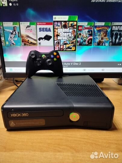 Xbox 360S 250Gb FreeBoot Джой 37 Игр