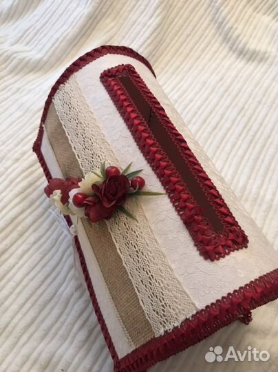 Свадебная коробка под деньги