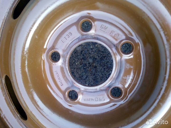 Колесный диск штампованный