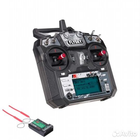 Flysky FS-i6X 2,4 ггц 10CH RC-передатчик с FS-iA10