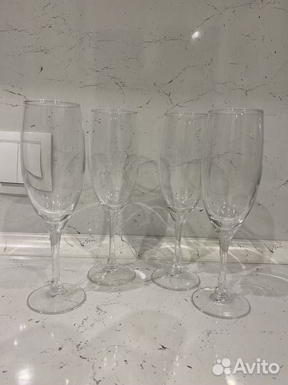 Бокалы для шампанского 4 шт