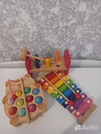 Развивающие деревянные игрушки