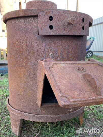 Печь буржуйка чугунная разборная