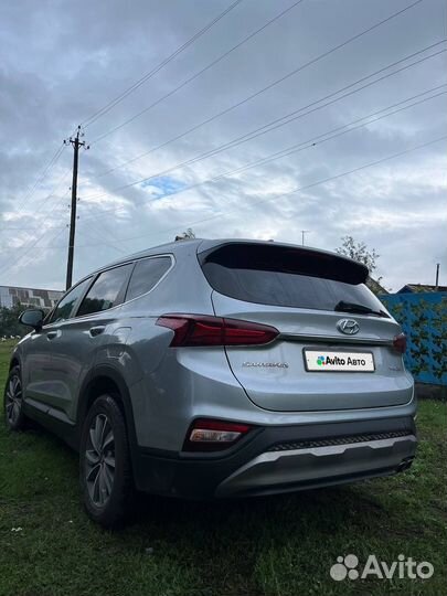 Hyundai Santa Fe 2.0 AT, 2018, 62 000 км