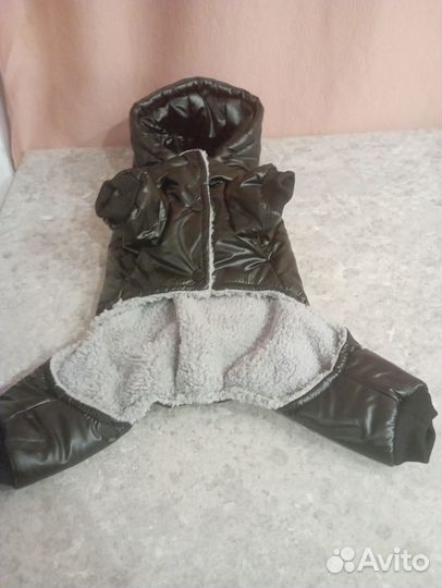 Одежда для собак мелких пород комбинезон зимний