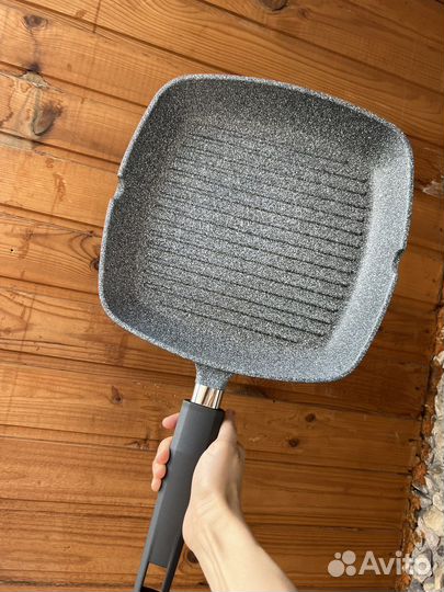 Сковородка гриль Royal Kuchen 28 см, Чугунная