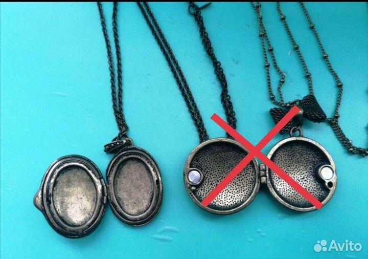 Бижутерия, кулон - локет