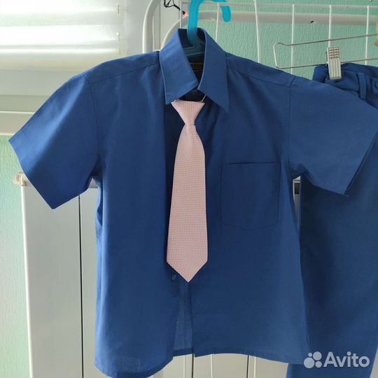 Костюм детский праздничный рубашка брюки 110
