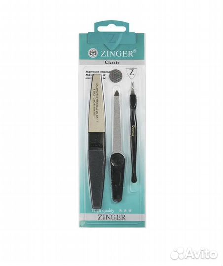 Маникюрный набор zinger 2 предмета Новый