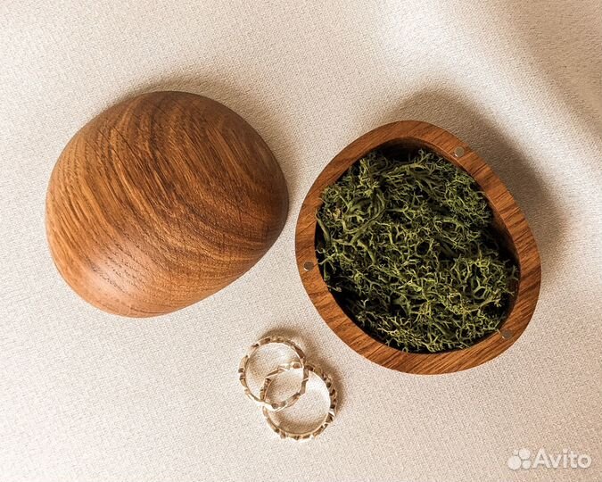 Деревянная коробочка для колец