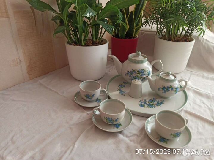 Фарфоровый набор столовой посуды гдр