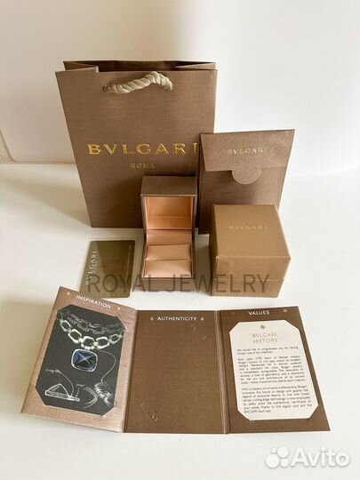 Упаковка Bvlgari под кольцо