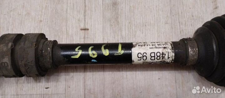 Привод передний левый Nissan Qashqai J10 HR16DE