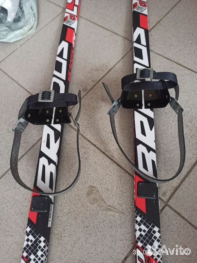 Установка креплений на лыжи