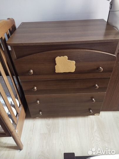 Детская мебель bambolina Италия кроватка и комод