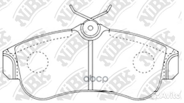 Колодки тормозные дисковые nissan Almera, Prime