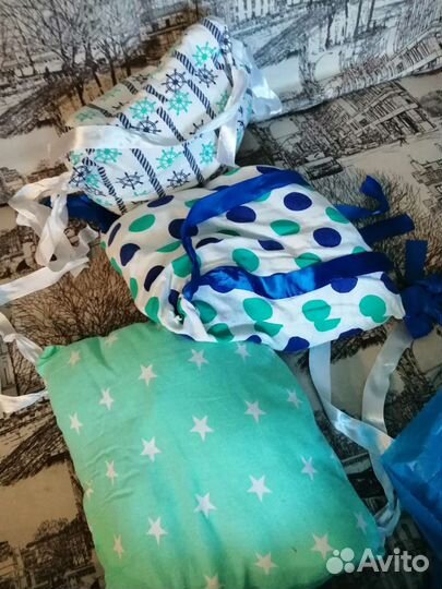 Бортики в детскую кроватку