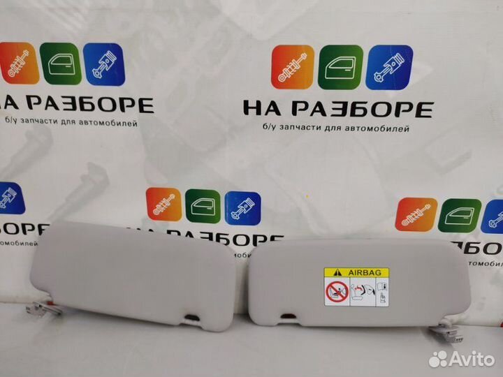 Козырек солнцезащитный Hyundai Solaris 2