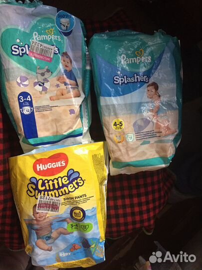 Памперсы подгузники,трусики для плавания для детей