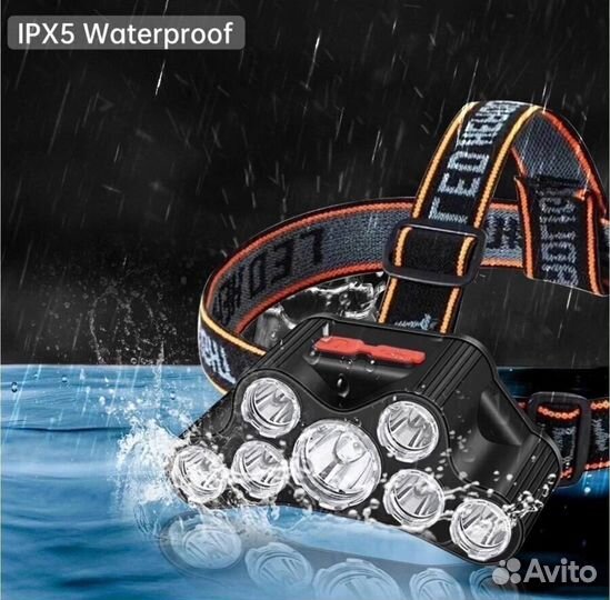 Мощный налобный фонарь