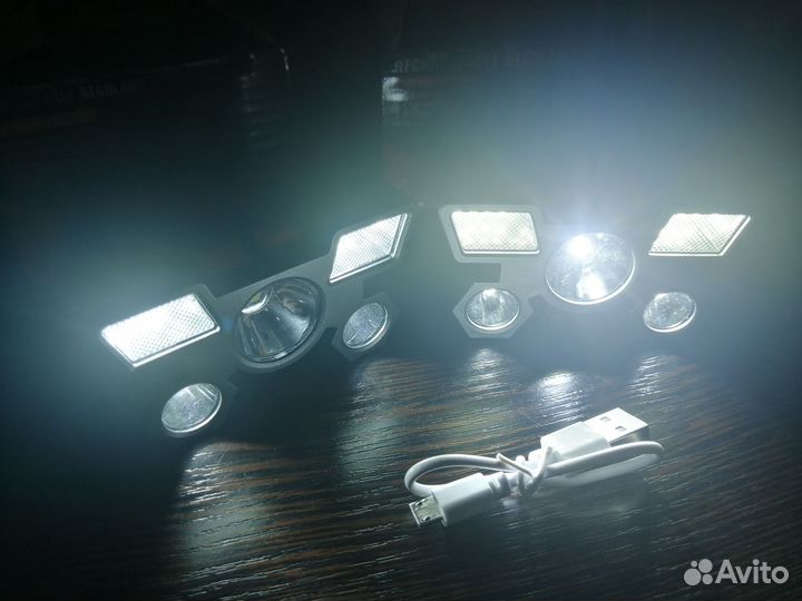 Налобный фонарик аккумуляторный