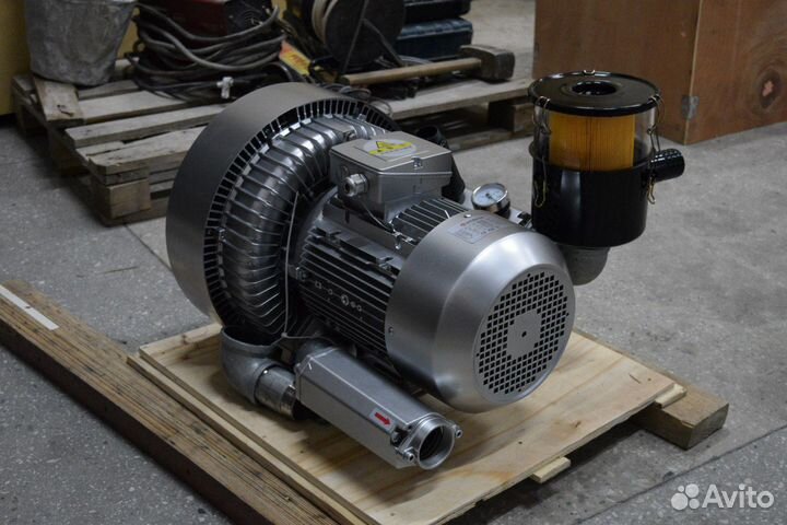 Вихревой вакуумный насос 7.5кВт 5,5kw Воздуходувка