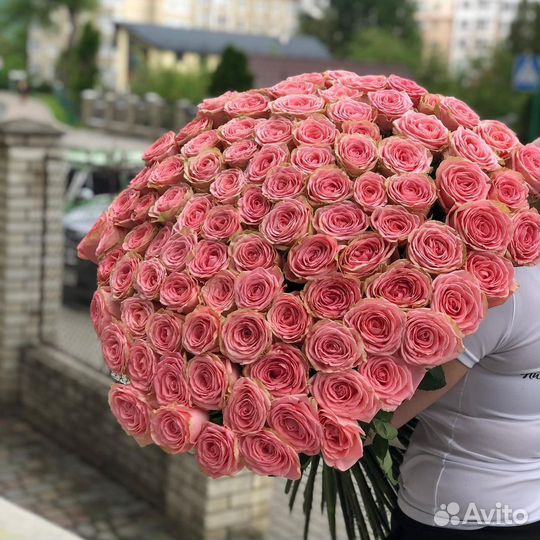 Крупные розы. Букеты. Доставка цветов