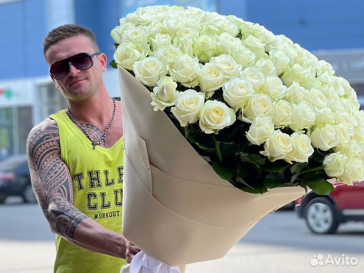 Розы Цветы Букет роз 101 роза 51 доставка