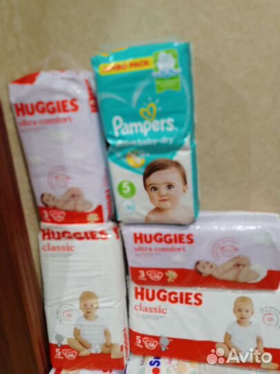 Подгузники хагис, памперс 3,5