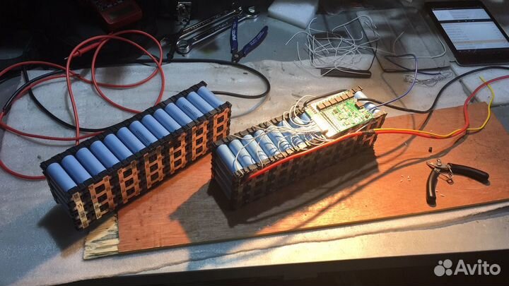 Сборка аккумуляторов Li-NMC (linimncoo2)